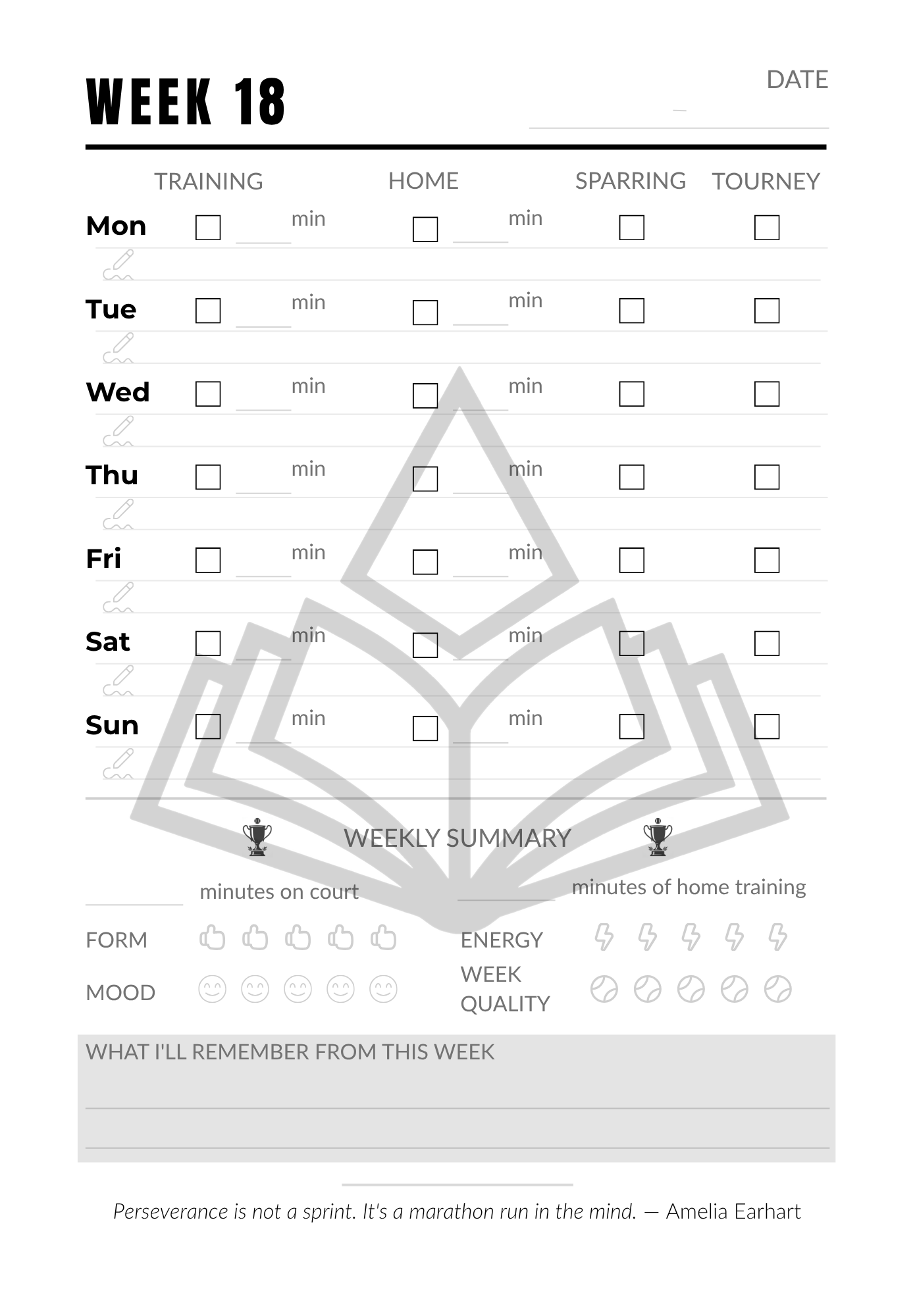 Training plan